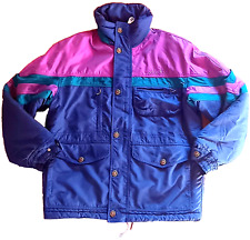 Thermore giacca Color Block giacca piumino sci ELLESSE Vintage anni 70/80 Italy