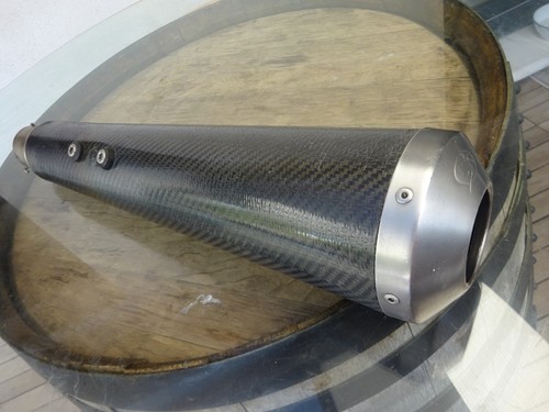 Pot échappement carbone - pot,