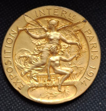 Medaglia Ordine Decorazione Francia esposizione internazionale Parigi 1914