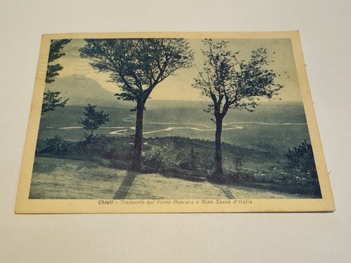 Cartolina francobollo chieti - cartolina,