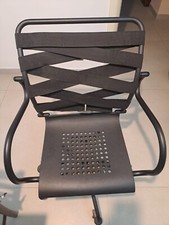 SEDIA POLTRONA DA SCRIVANIA CANASTA DESIGN HERON PARIGI ANNI '80 - ORIGINALE