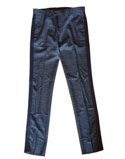 Pantalone Uomo ALCOTT PREMIUM Quadrettato Taglia 50 Color Blu