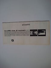 advertising Pubblicità 1961 OLIVETTI DIVISUMMA 24/TETRACTYS