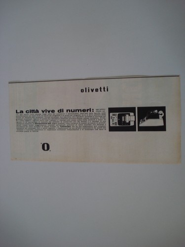 Advertising pubblicità 1961 - advertising,