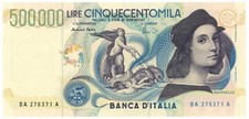 500000 LIRE BANCA D'ITALIA