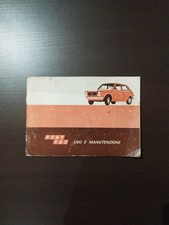 Libretto Manuale uso e manutenzione FIAT 127 USATO ORIGINALE D'EPOCA Handbook