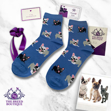FRENCH BULLDOG SOCKS X 2 PAIRS