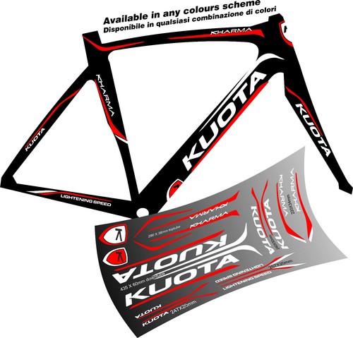 Kuota kharma adesivi stickers - kharma,