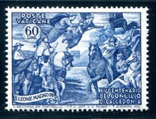 VATICANO 1951 183 ** NUOVO DI ZECCA IMPECCABILE PAPA LEO + ATTILA (I3448