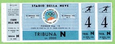 BIGLIETTO OLIMPIADI CORTINA