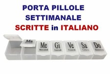 Portapillole settimanale - portapillole,