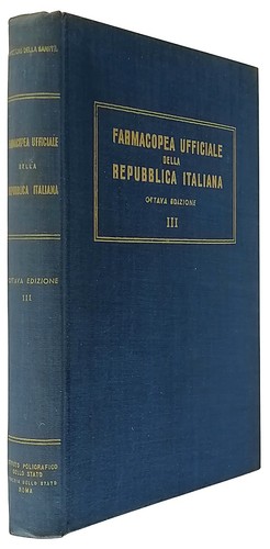Farmacopea ufficiale della - farmacopea,