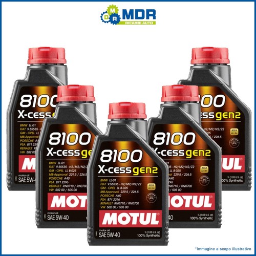 Litri olio motul 8100 - litri,