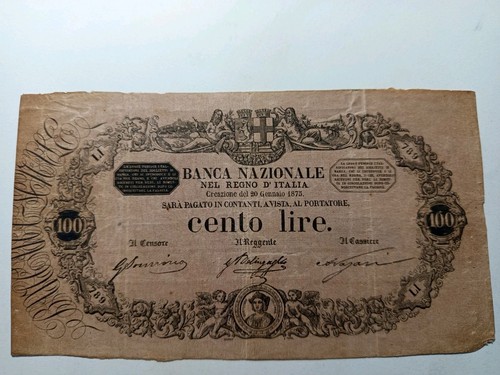 100 lire banca - 100,