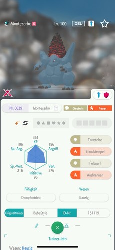 Pokemon montecarbo shiny - montecarbo,