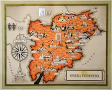IMAGO ITALIAE NICOULINE DE AGOSTINI 1939 TRENTINO ALTO ADIGE SUDTIROL TIROLO C3
