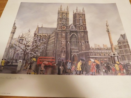 Litografia epoca londra west - litografia,
