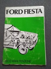 FORD  FIESTA  LIBRETTO USO 