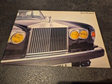 DEPLIANT BROCHURE ROLLS ROYCE SILVER WRAITH II ITALIANO
