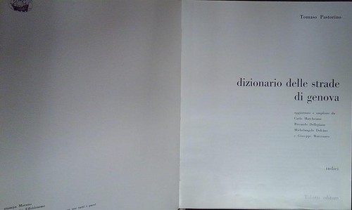 Tomaso pastorino dizionario - tomaso,