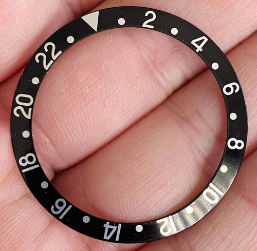 Inserto nero rolex per gmt - nero,