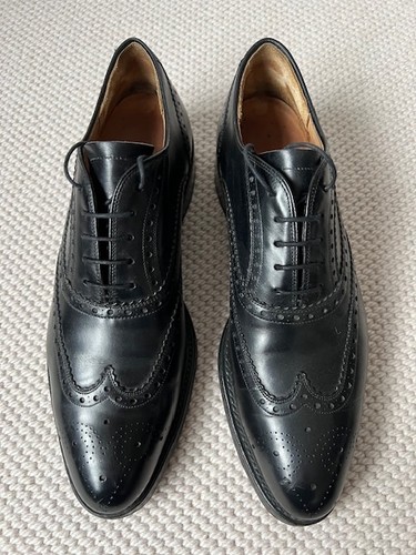 Church black wingtip - black,