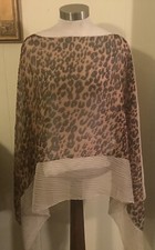 Sciarpa donna leopardata collo