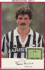 ITALIA MAXIMUM MAXI CARD LUCIANO FAVERO HURRà JUVENTUS CALCIO SERIE A 1986 B258