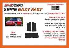 pellicole oscuranti vetri mini cooper dal 02-06 kit poster Easy Fast