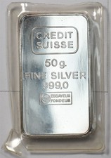 Silver Art Bar ASW 50g Proof