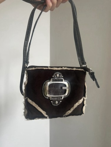 Borsa vintage shearling guess - borsa,