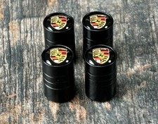 KIT 4 COPRIVALVOLA IN ACCIAIO INOX PORSCHE MACANA CAYENNE 911 CAYMAN BOXSTER PAN