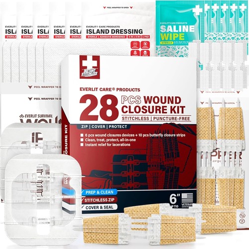Kit chiusura ferita 28 pezzi - chiusura,
