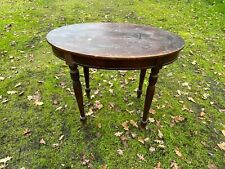 TAVOLINO OVALE LUIGI FILIPPO IN NOCE MASSELLO SOLO LA FASCIA IMPIALLACCIATO 800