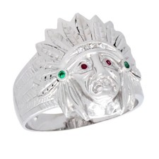 Uomo Argento Sterling Capo