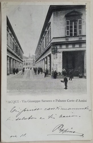 Cartolina acqui terme via - cartolina,