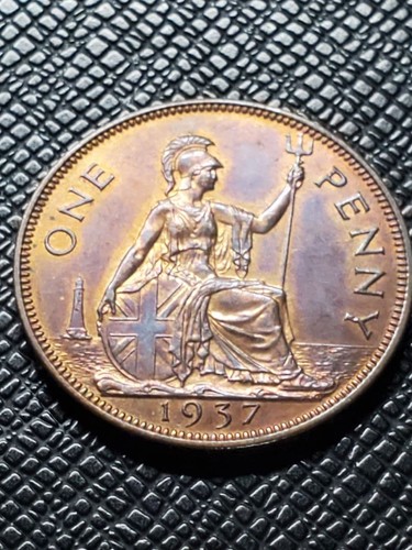 Moneta penny regno unito 1937 - penny,