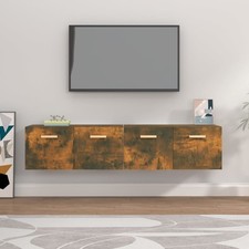 Mobili Parete 2 pz Rovere Fumo