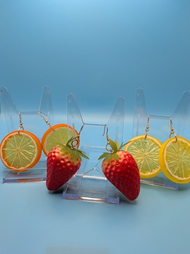 Orecchini pendenti frutta - orecchini, –
