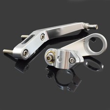 Argento supporto ammortizzatore sterzo per HONDA CBR954RR Fireblade 2002-2003
