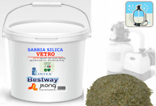 SABBIA SECCHIO KG25 SABBIA DI VETRO FILTRO POMPE PISCINA INTEX BESTWAY JILONG