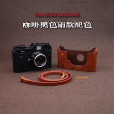 Custodia fotocamera vera pelle