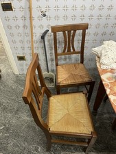 6x Sedie in legno massello