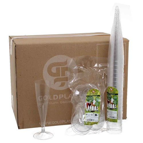 120 calici flute stretti - stretti, di