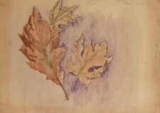 Antico dipinto ad acquerello