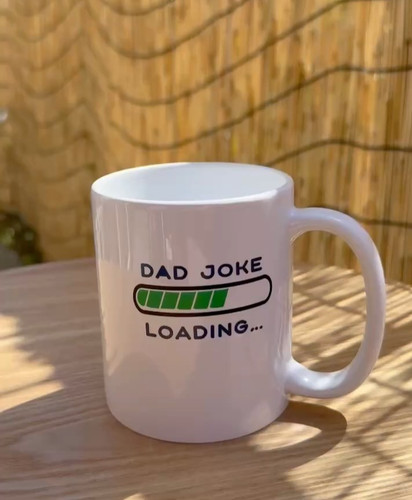 Tazza caffè carica scherzo