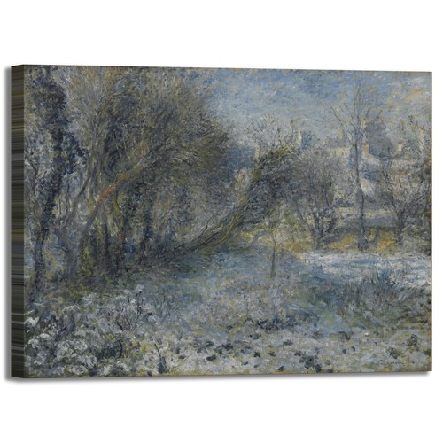 Renoir paesaggio con neve