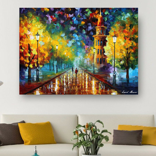 Leonid afremov gold winter - leonid,