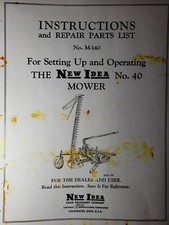 Falciatrice a barra falciante a trazione posteriore nuova idea n. 40 Attrezzature agricole manuale proprietario e ricambi