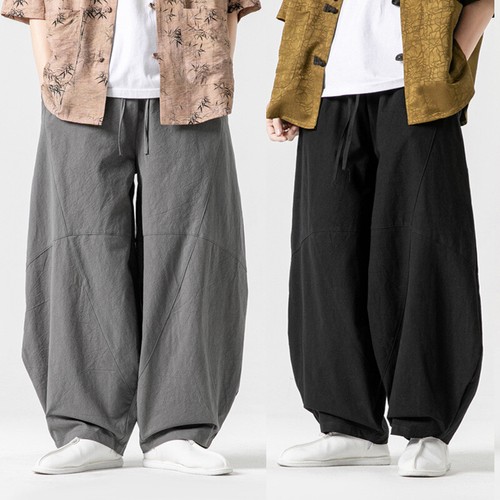 Pantalone uomo ampio elastico
